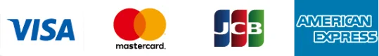 Visa、Mastercard、JCB、American Express